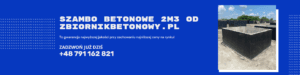 Szambo betonowe 2m3 - szambo 2m3