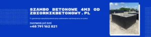 szambo betonowe 4m3 - szambo 4m3