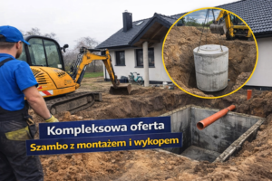 ZbiornikBetonowy.pl Producent Szambo z montażem i wykopem