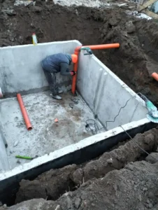 zbiornik betonowy na szambo