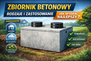jaki wybrać zbiornik betonowy